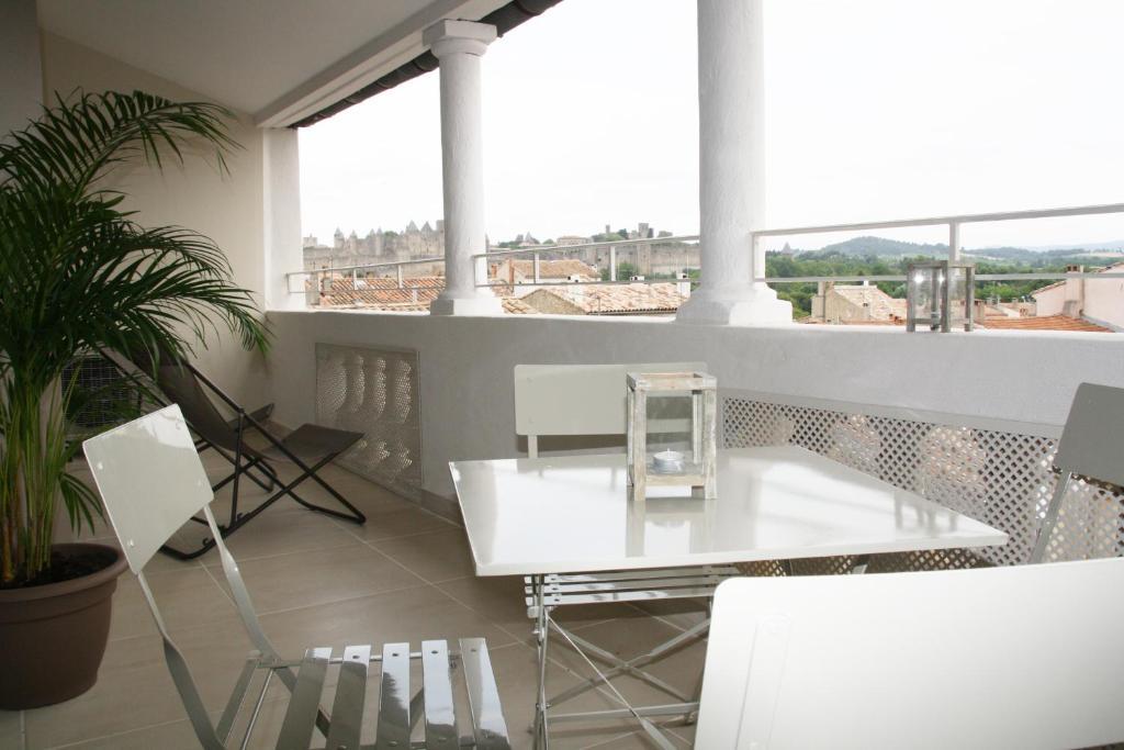 קרקסון Appartement Le Saint Paul - Les Balcons De La Cite חדר תמונה